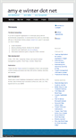 Mobile Screenshot of amyewinter.net