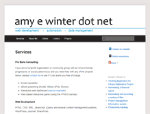 Tablet Screenshot of amyewinter.net